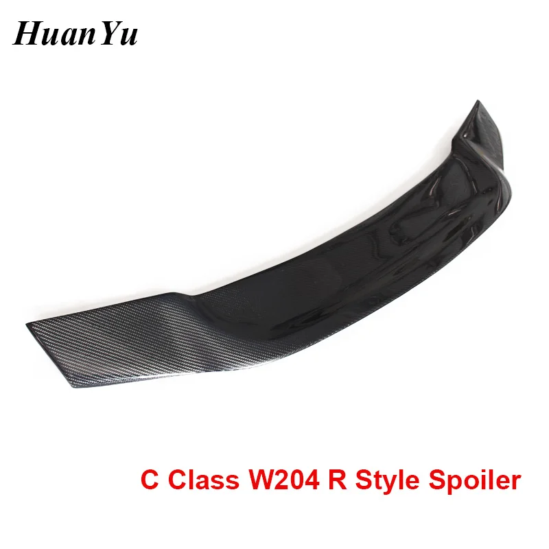 Спойлер для багажника Mercedes benz W204 R Класс C крылья из углеродного волокна Ducktail Lip Wings