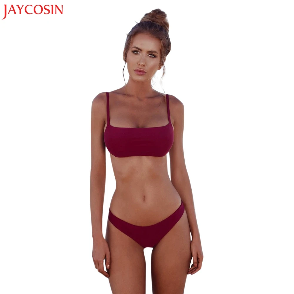 

JAYCOSIN женские бюстгальтеры, комплект бандо, бандажный комплект из двух предметов, простой сексуальный облегающий комплект нижнего белья, бр...