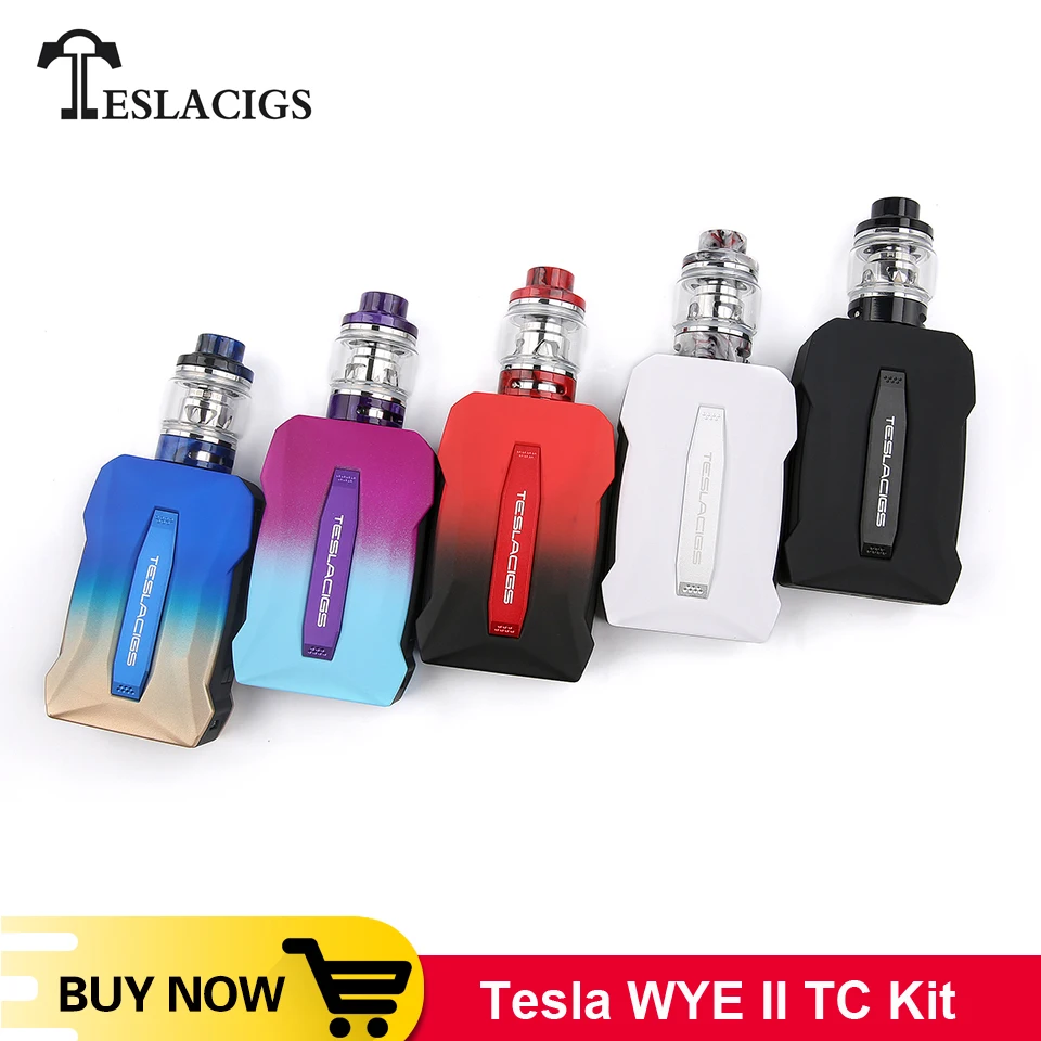 Оригинальный Tesla WYE II TC набор Teslacigs 2 комплект wth бак из смолы 4 мл/6 мл TS XX/TS 120X