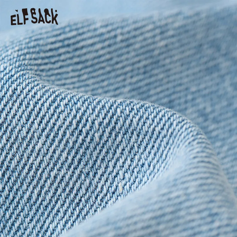 ELF SACK потертые джинсовые женские джинсы модные брюки длиной до колена с вышитыми