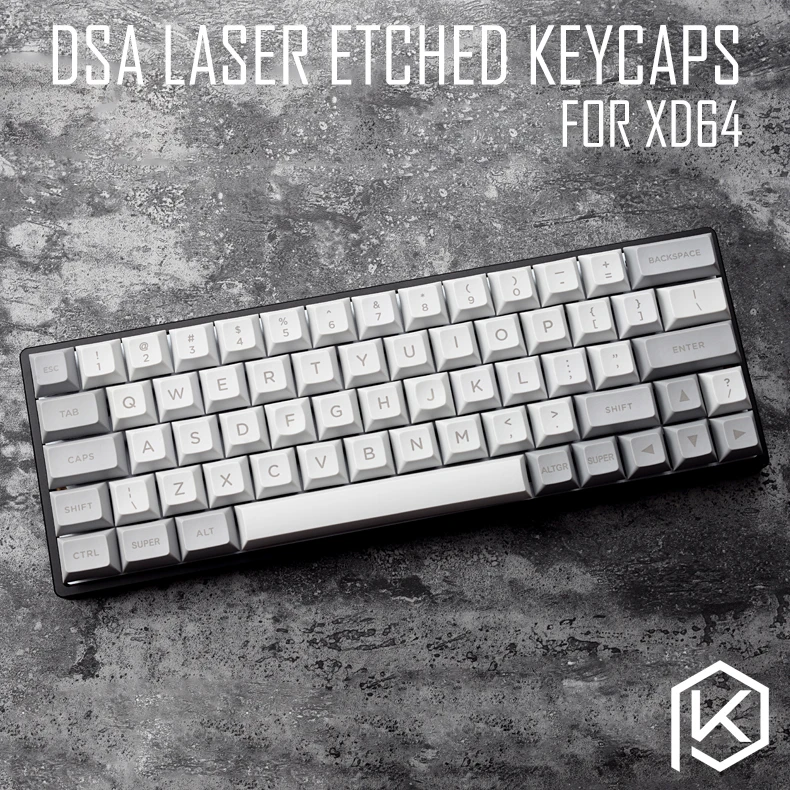 Dsa pbt верхняя печать легенды светильник серого цвета колпачки для клавиш лазерная