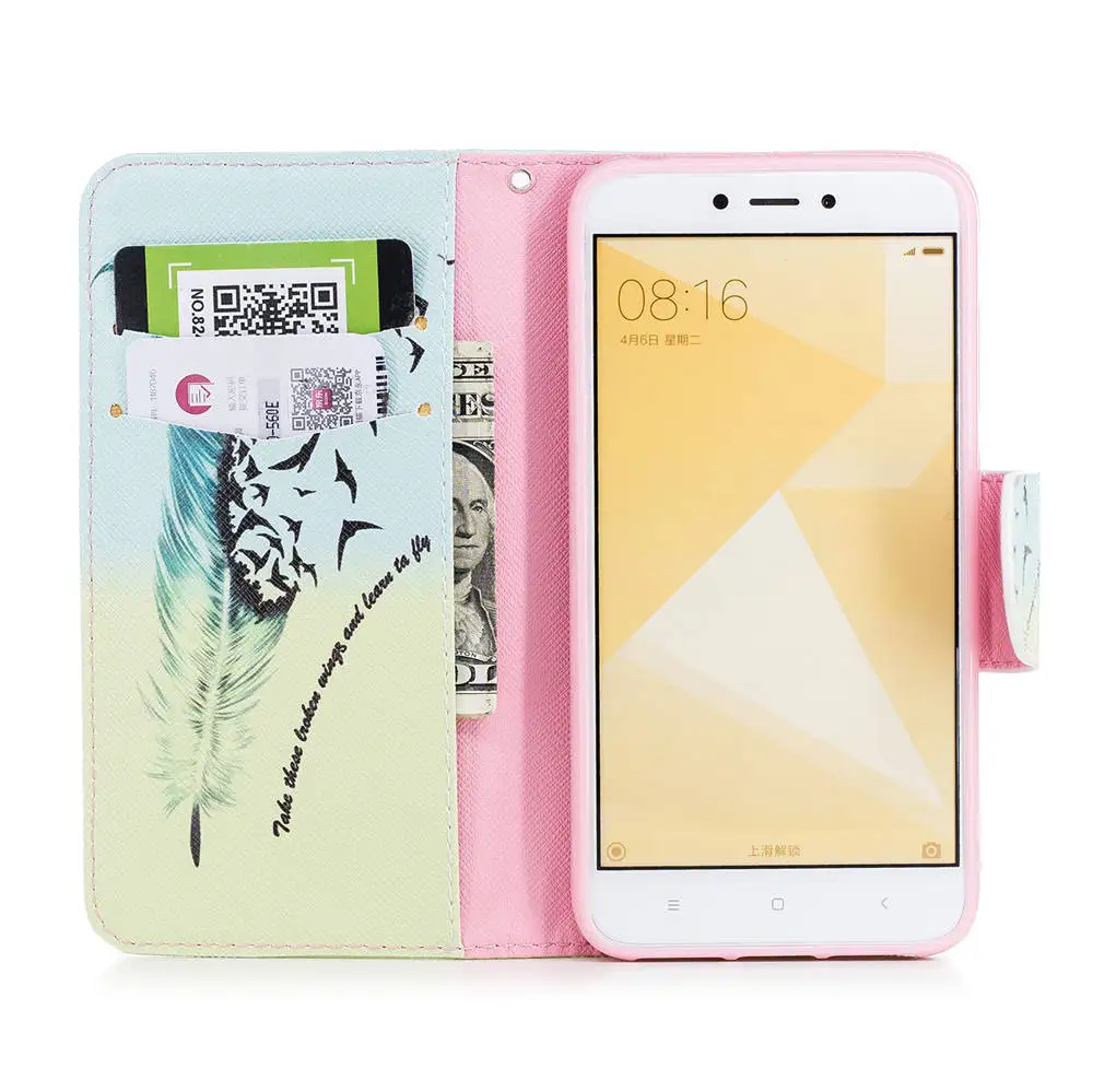 Чехлы для Xiaomi Redmi4X MAT136 MAE136 Global Book Flip чехлы бумажники Redmi 4X Dual 32 Гб 64 ТПУ полный
