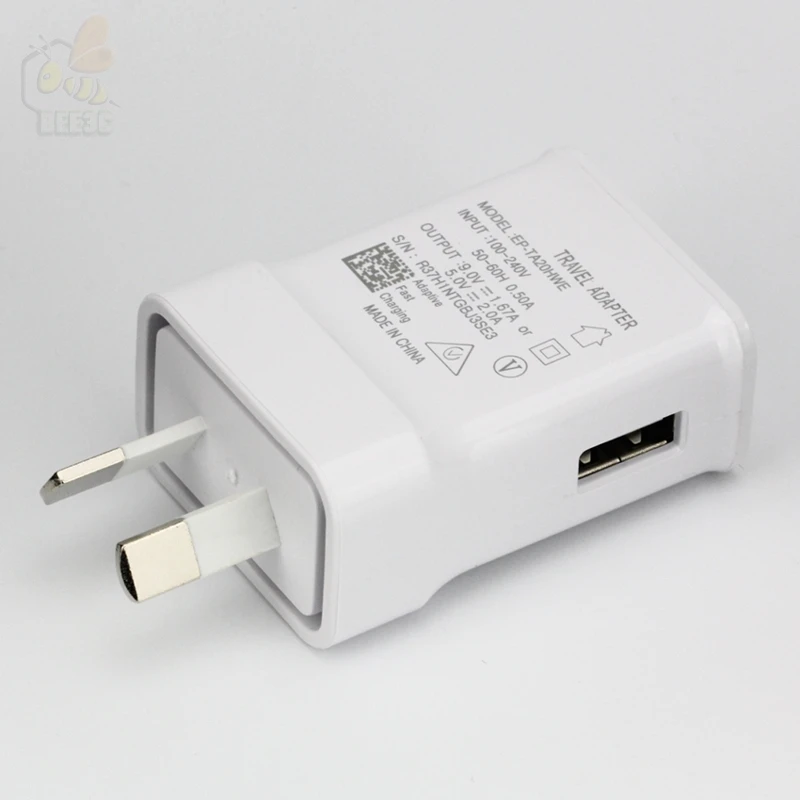 Новая Зеландия AU Plug True Fast устойчивое 9 0 в 5 A 500 зарядное устройство для Samsung s6