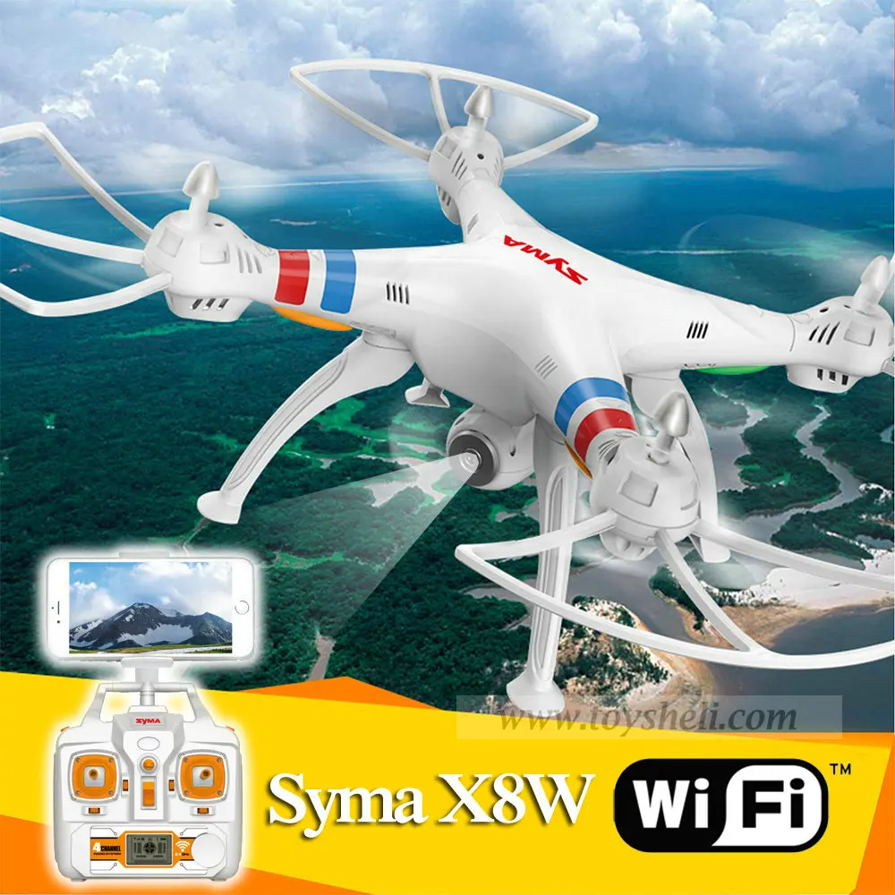 Syma X8w Wifi 2 4G 4ch 6 осей с широкоугольной HD камерой МП Радиоуправляемый квадрокоптер