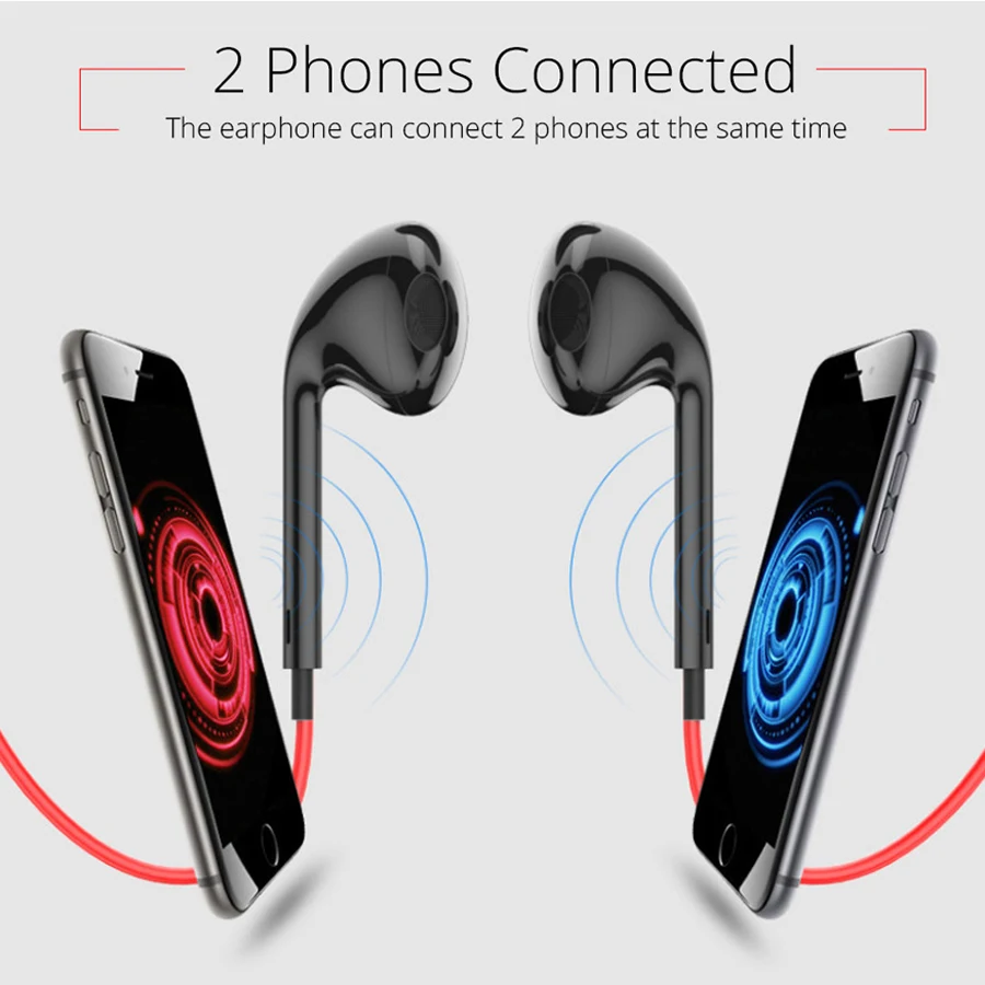Беспроводные наушники AFIT Bluetooth в ушах спортивные магнитный наушник с микрофоном
