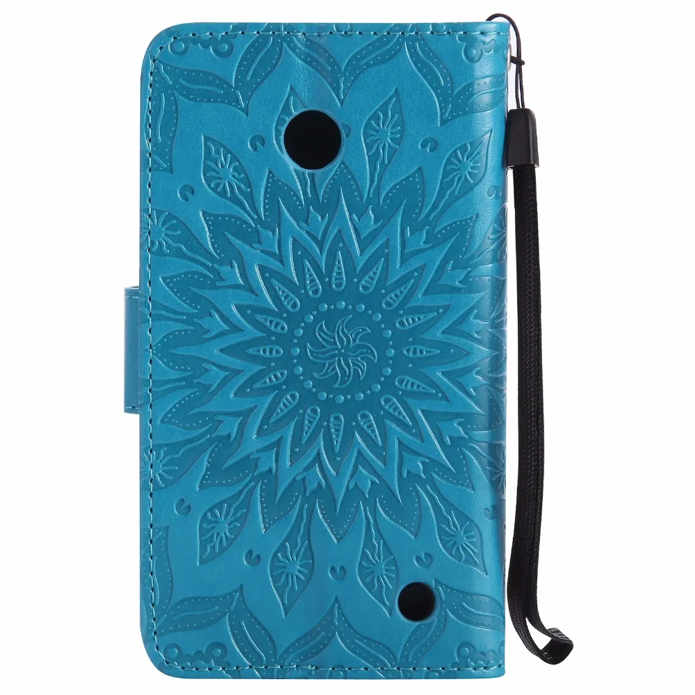 Luxury Flip Leather Case For Nokia lumia 630 635 RM-978 974 Wallet &amp Silicon Holder Cover Back |