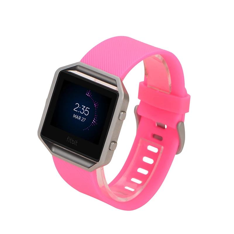 S/L силиконовый ремешок для Fitbit blaze Quick Release мягкий резиновый спортивный запасной