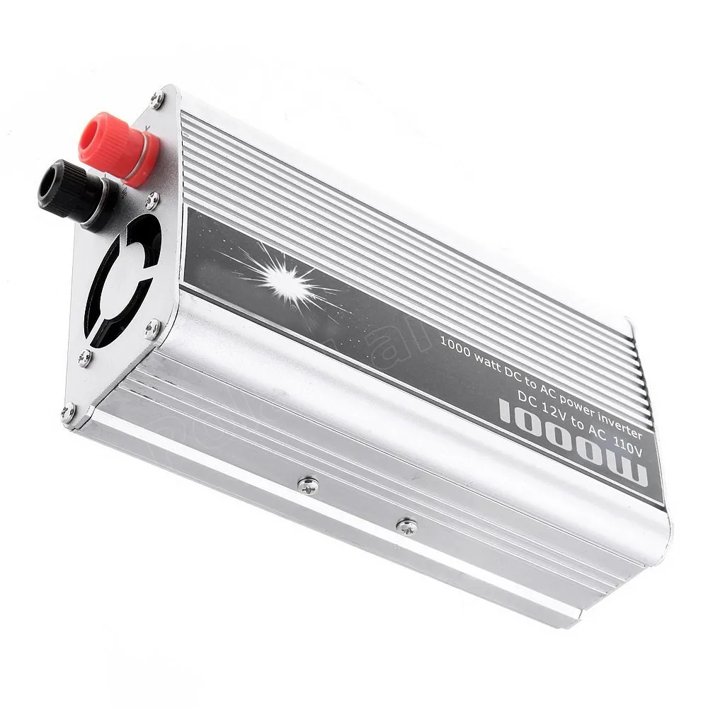 1000W переходник трансформатора USB для зарядки в машине DC 12V к AC 110V преобразователь