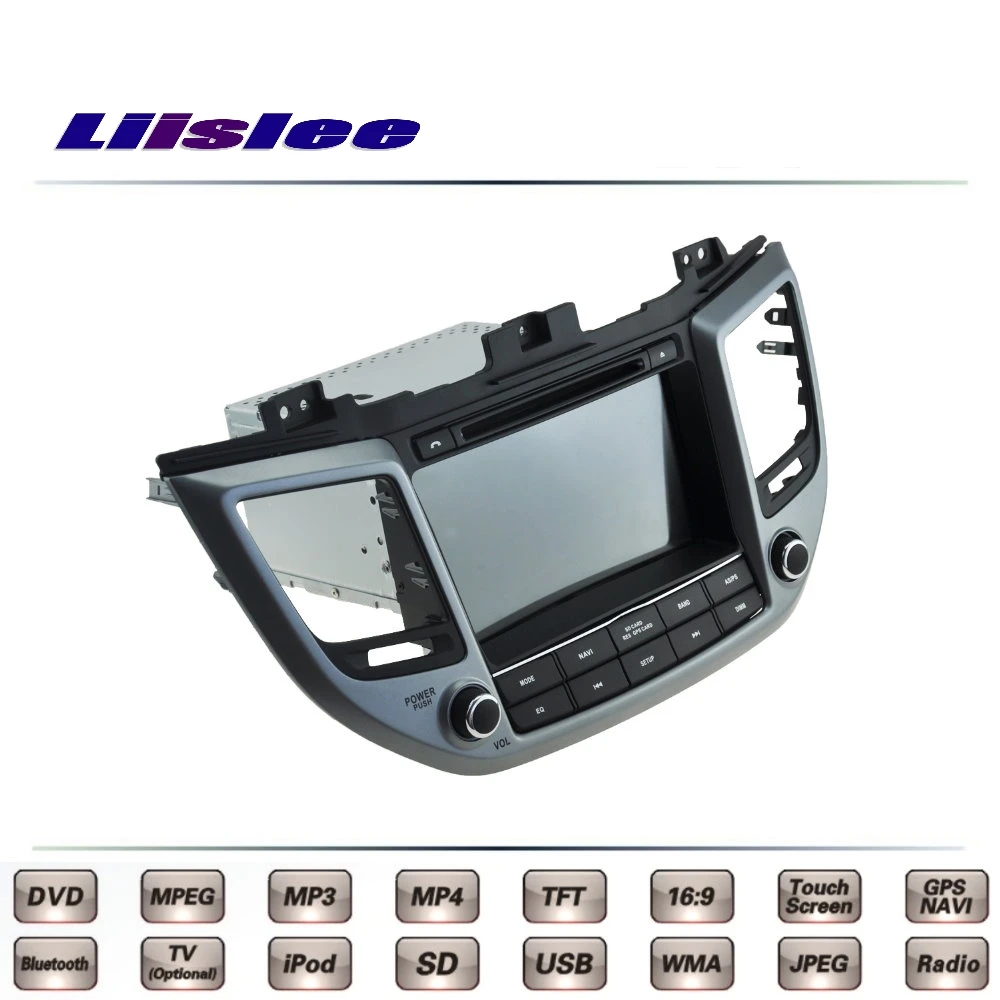 Для hyundai IX35 Tucson ix 35 2015 2016 Автомобильный мультимедийный ТВ DVD gps Радио оригинальный