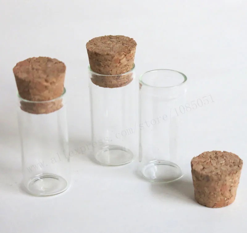 20x3 мл маленькая стеклянная трубка для флакона с пробкой прозрачная банка