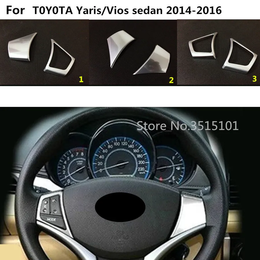 Автомобильный Стайлинг крышки ABS хром руль внутренний набор для отделки салона