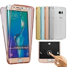 Чехол для Samsung Galaxy A750, A6 Plus, A8, 360, прозрачный, мягкий, с полным покрытием из ТПУ, для Huawei P Smart 2018, 7S, Honor 10 Lite, 2019