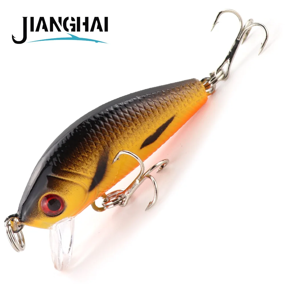 JangHai Minnow рыболовные приманки 50 мм 4 г плавающая Isca искусственная японская твердая