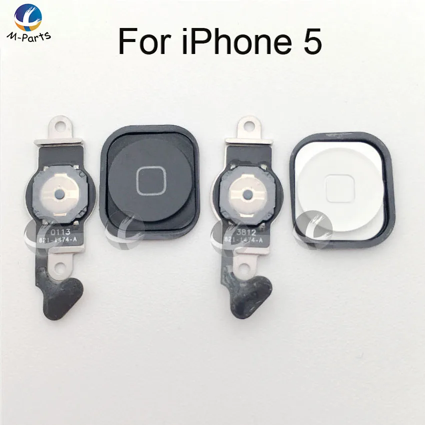 Кнопка Home для iPhone 4 4S 5 5S 5C SE с гибким кабелем меню клавиша высокое качество новинка
