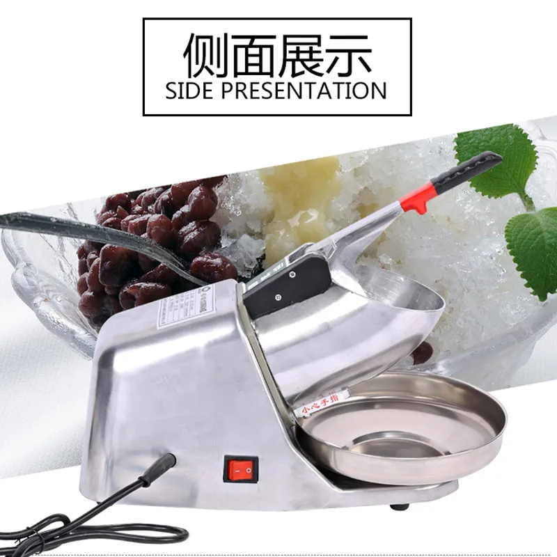 Ice shaver machine snow cone maker mini home electric ice crusher shaving summer    ZF