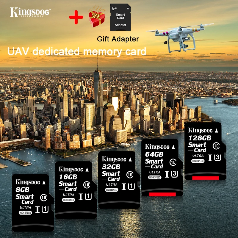 KINGSDOG новая карта памяти TF Micro SD карты класса 10 8 ГБ 16 32 64 Гб 128 Microsd внутренняя память