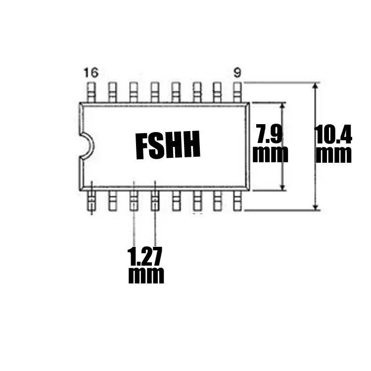 CNV-SOP16(H)-DIP16 Programmer Adapter 300mil SOP16-DIP16/SOIC16/SO16 Adapter SOP16 to DIP16 Test Socket/IC Socket