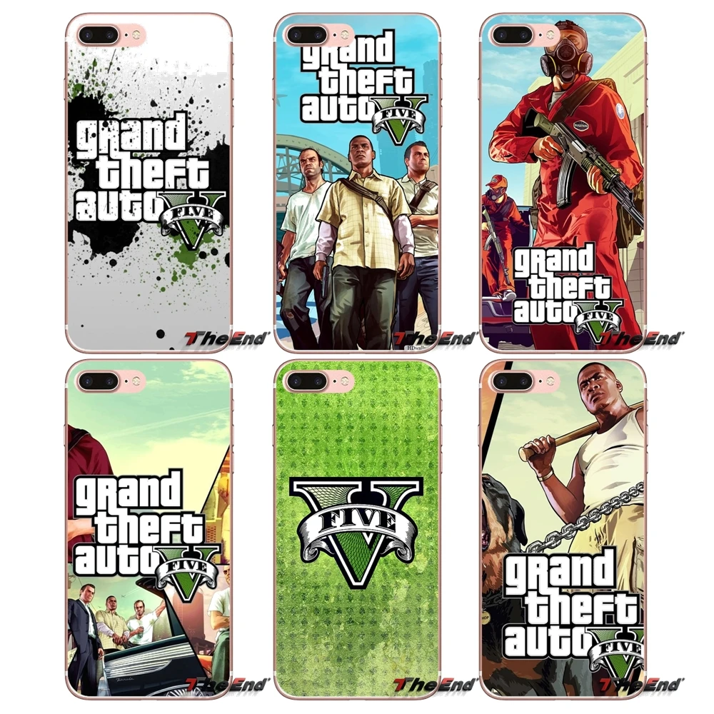 Чехол из ТПУ для Huawei P Smart Y6 P8 P9 P10 Plus Nova P20 Lite Pro Mini 2017 SLA-L02 SLA-L22 2i gta grand theft auto 5 san andreas |