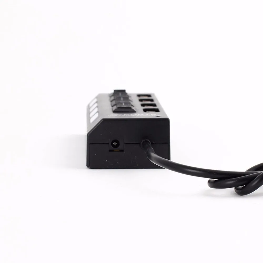 Новый высокоскоростной адаптер питания с 7 USB-портами usb-хаб 1 кабель для ПК