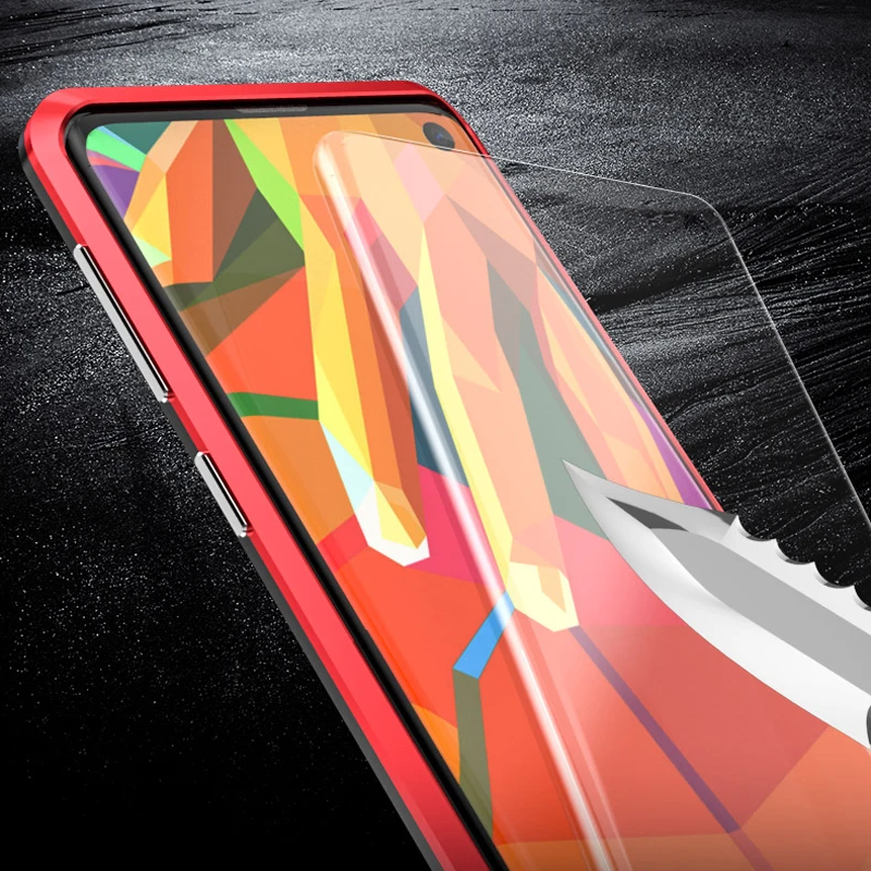 Для Samsung Galaxy S10 S9 S8 Plus Note 9 чехол 360 градусов Полная Магнитная крышка Передняя
