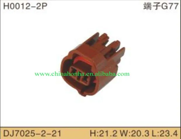 2 Pin/Yollu Kadın Oto Konektörü Su Sıcaklık Sensörü Fişi 6189-0033 forSumitomo MT 2.3mm (090)