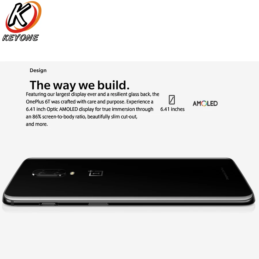 Новый Oneplus 6T 4G LTE мобильный телефон 6 41 &quot6 ГБ ОЗУ 128 Гб ПЗУ Восьмиядерный процессор