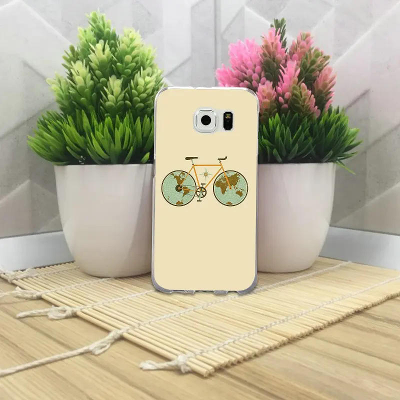 Мягкий ТПУ чехол для телефона Samsung Galaxy S3 S4 S5 Mini S6 S7 S8 S9 S10 Edge Plus Lite Note 5 8 9 велосипеда