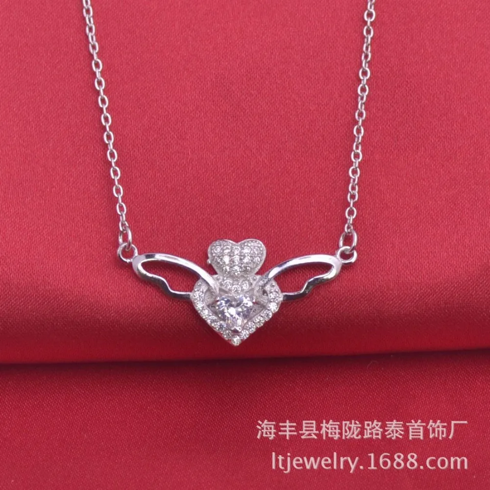 

5pcs/lot HWPE14652 silver jewelry pendant women necklaces,