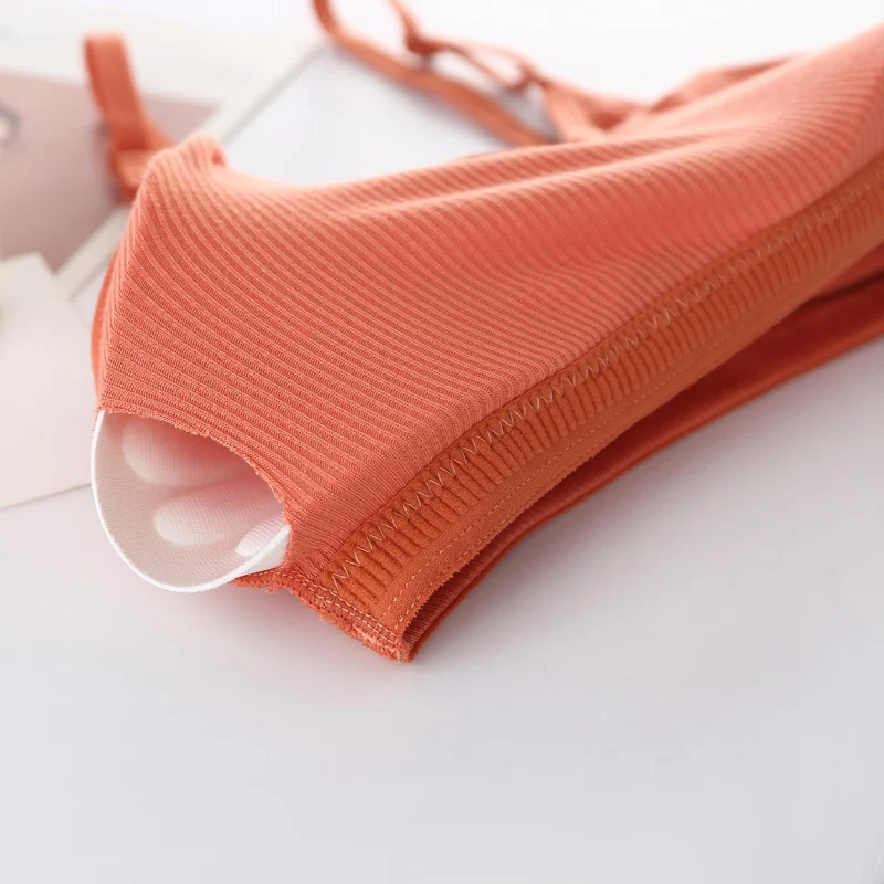 

2019 Cropped Top Sexy Intimates Solid Knitted Tube Top Ladies Strapless Wrap Chest Underwear