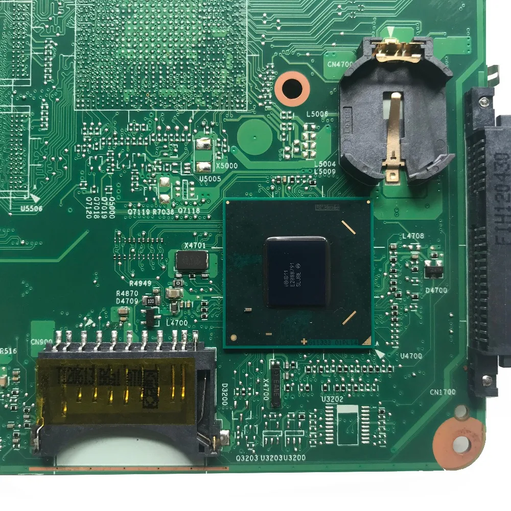 Отлично подходит для Toshiba L855 L850 материнская плата ноутбука DRR3 V000275170