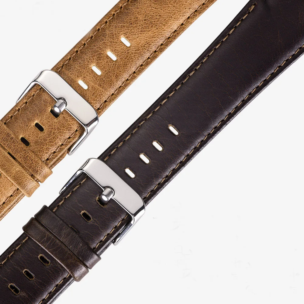 Смарт аксессуары для Amazfit Stratos ремешок 22 мм часов Xiaomi Watch 1 2 Pace из натуральной кожи