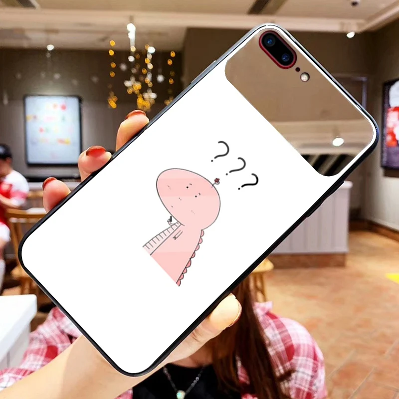 Модные Роскошные Зеркало вспышка модные чехол для iPhone 7 Plus мягкая прозрачная
