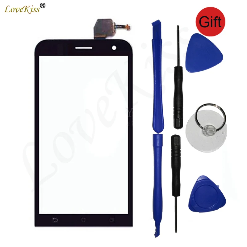 Передняя панель для Asus ZenFone 2 Laser ZE500KL ZE500KG ME500KL Z00ED Z00RD сенсорный экран ЖК дисплей