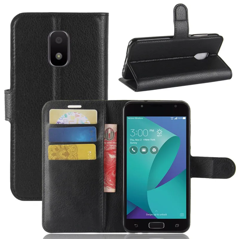 Asus ZenFone V Live V500KL Case 5.0&quot Flip Luxury Wallet PU Leather TPU Silicon Stand Cover For With Magnet | Мобильные телефоны