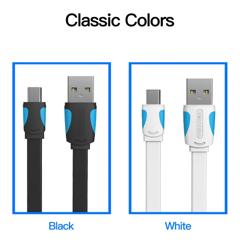 Vention Mini USB кабель для быстрой зарядки данных MP3 MP4 плеера Автомобильный