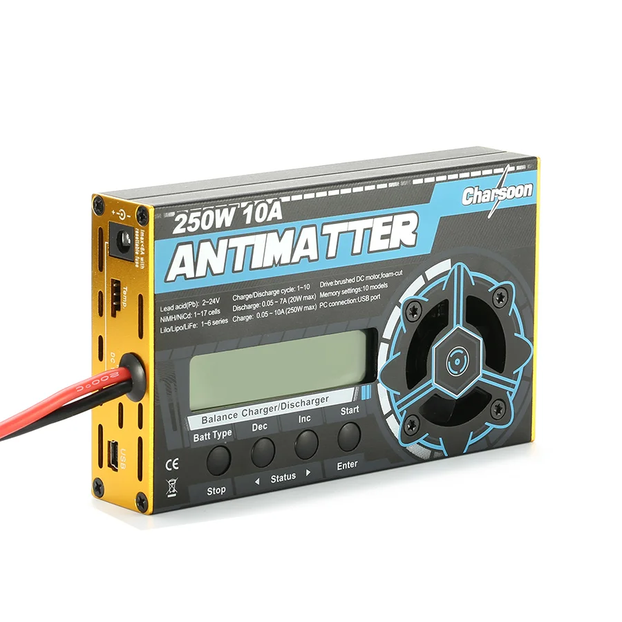 Зарядное устройство Charsoon для батарей LiPo/NiCd/PB 250 Вт 10 А|balance charger|charger dischargerbalance charger
