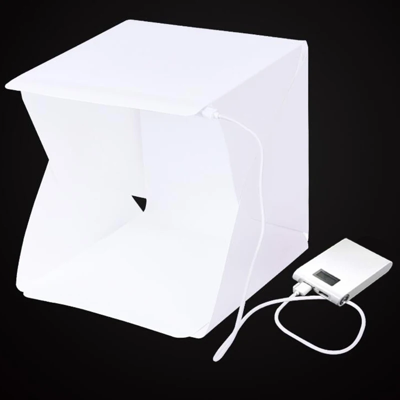 Baolyda портативная светодиодная фотостудия 24/30/40 см аксессуары для фотостудии с
