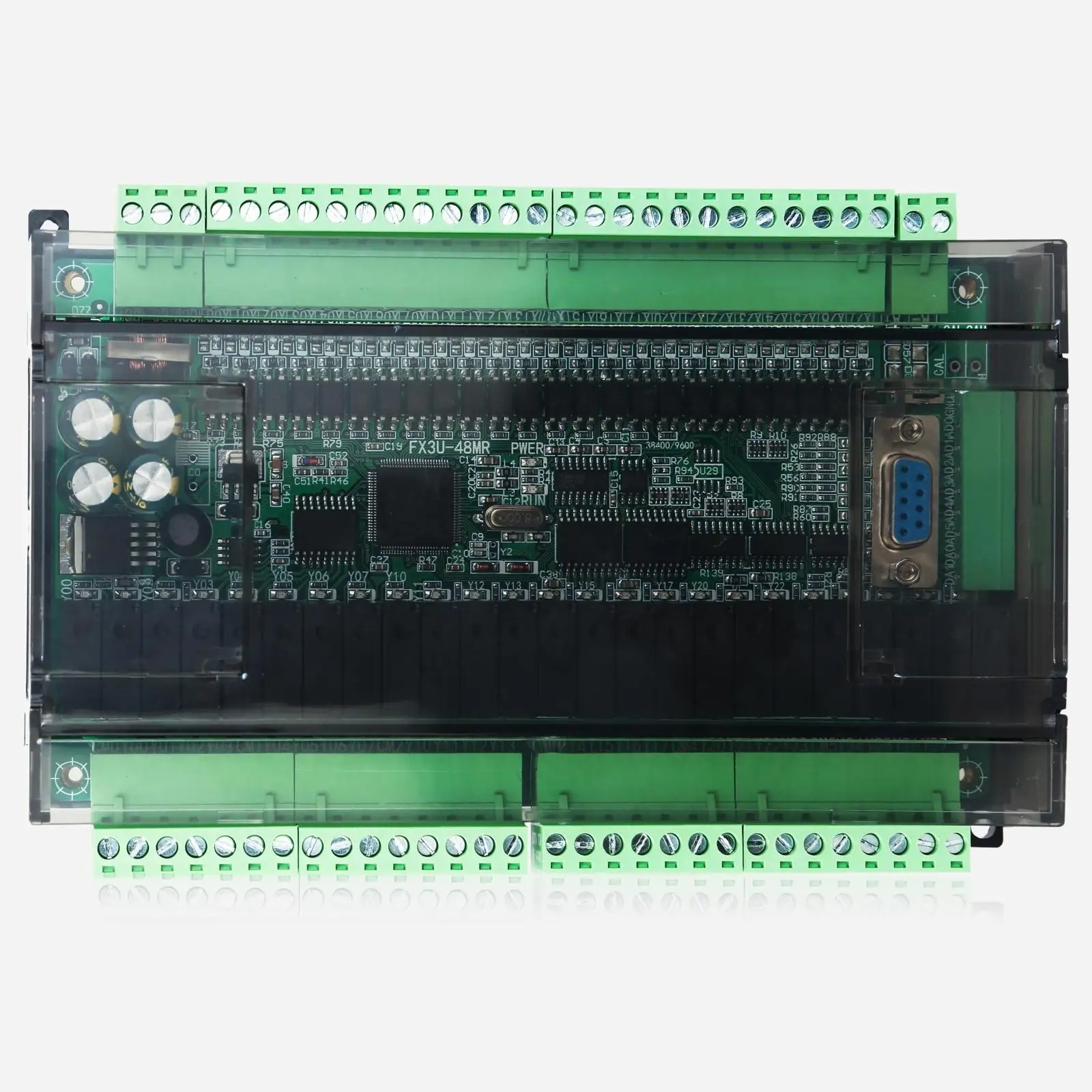 FX1N FX2N FX3U 48MR или 48MT 6AD 2DA PLC RS232 RS485 Modbus RTU 24VDC для Mitsubishi может быть опционально|rtu|rtu modbus