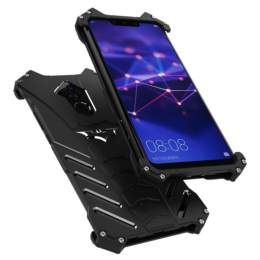 

R-just Metal Hard Case For Huawei Mate 20 /Mate 20x 5g /Mate20 Skin Protection Cover Shockproof Impact Resistant Aluminum Alloy