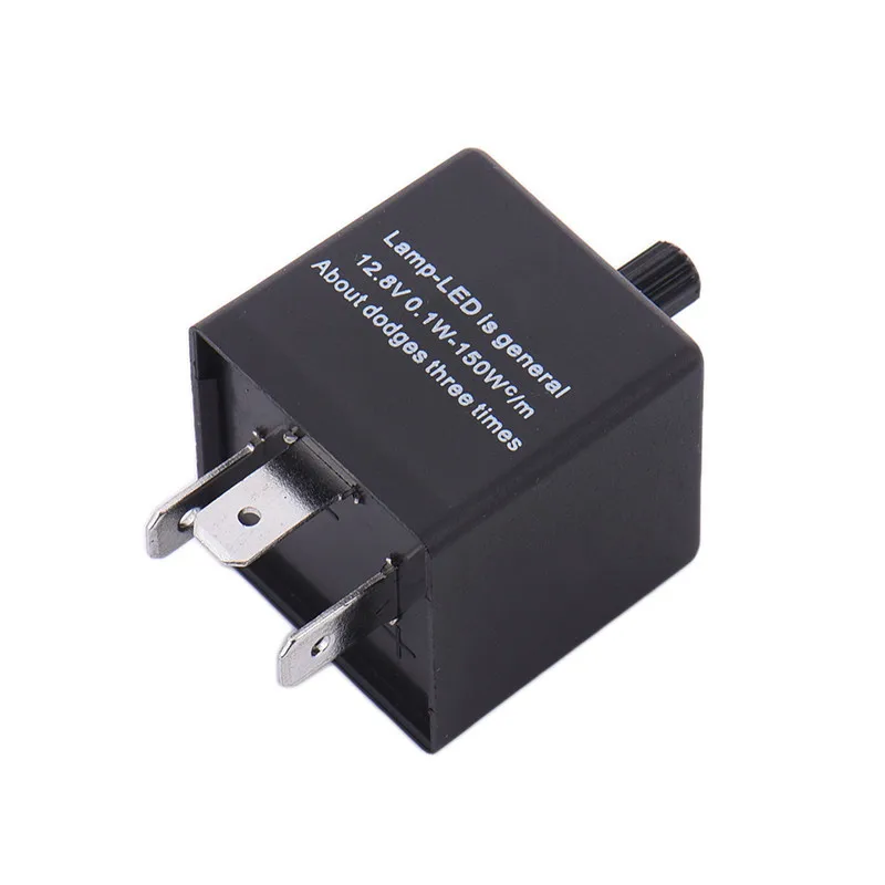 

3-Pin CF14 Adjustable LED Flasher Relay Turn Signal Lights Hyper Blink Flash Fix