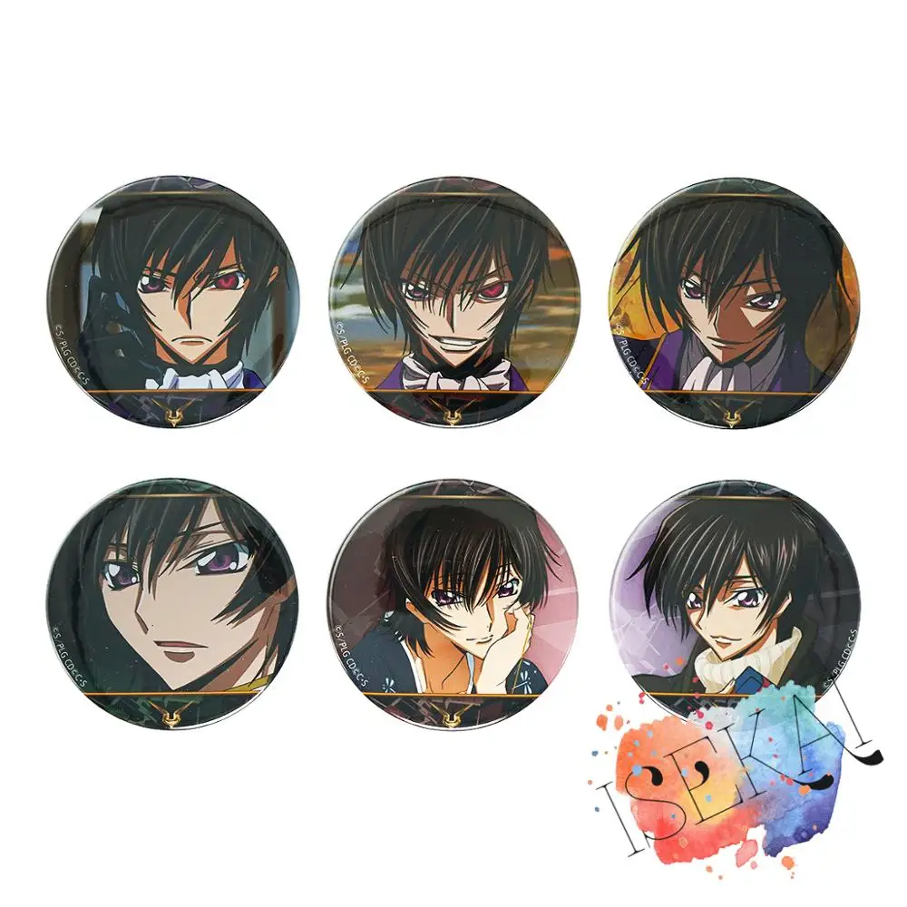 Код Geass аниме Letouch ноль металлический значок брошь булавки | Украшения и