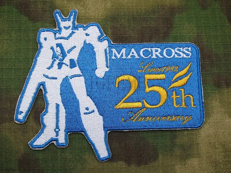 

Macross 25th anniversary Badge Embroidered patch B2539
