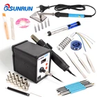 858D + 110 В220 В светодиодная цифровая паяльная станция ESD, Термофен 700 Вт, паяльная станция для компьютера, телефона, Сверхбыстрый нагрев