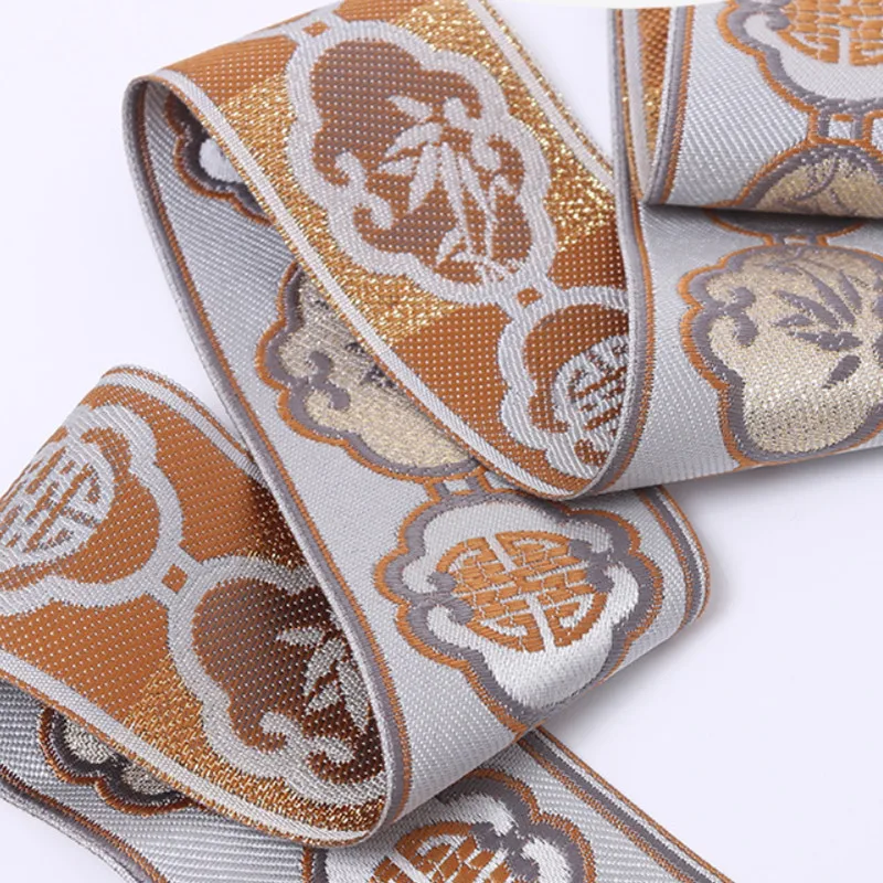 XWL 25M/Roll 60mm Wide Ethnic Woven Embroidery Jacquard Curtain Lace Trims Ribbon DIY Sewing Sofa Costumes Apparel Accessories | Дом и сад