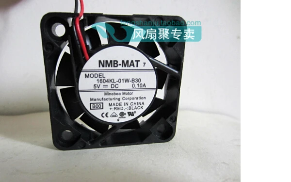 Новый оригинальный NMB 1604KL 01W B30 4010 4 см 5 в 0.10A40*40*10 мм бесшумный охлаждающий