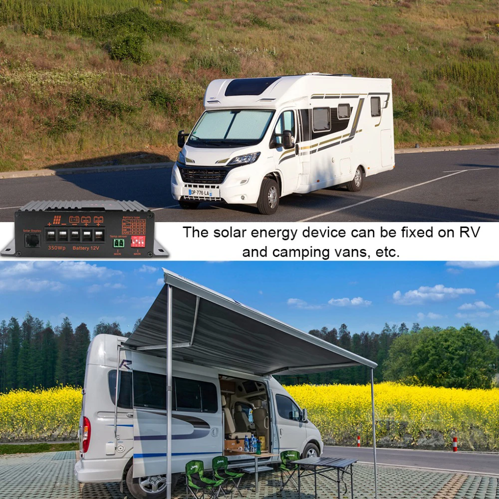 Контроллер заряда солнечной батареи MPPT 20A 12 В умный Bluetooth контроллер для RV лодки