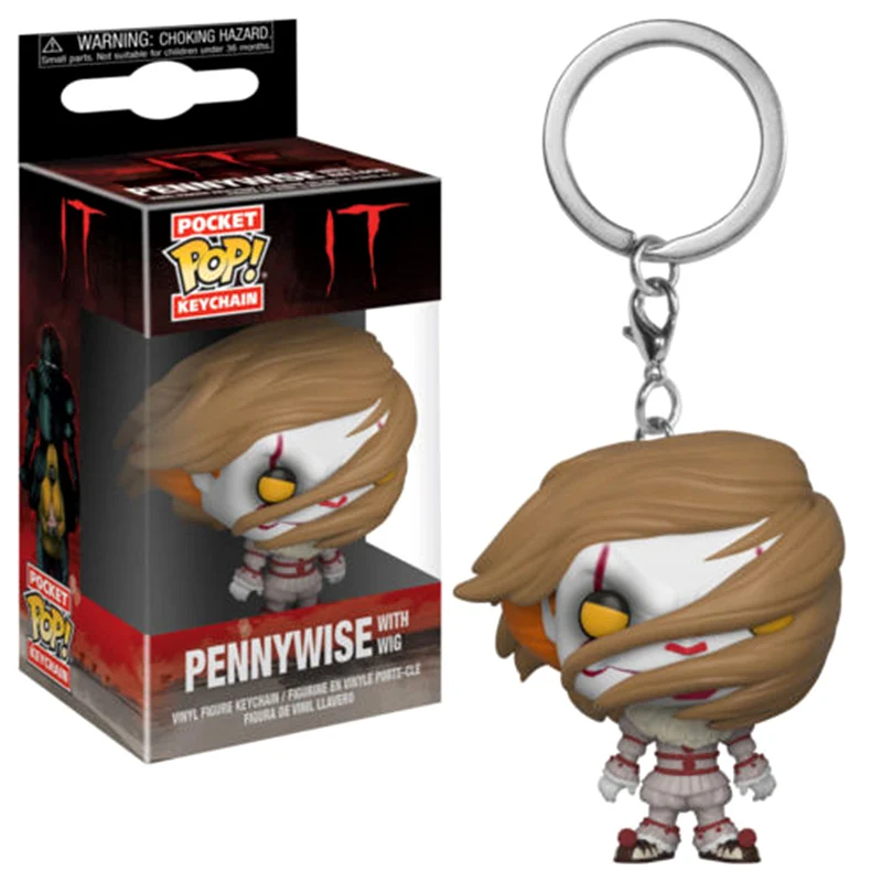 FUNKO POP NEW IT Pennywise Scream Ghost Face брелок для ключей Чаки игрушки ПВХ фигурки