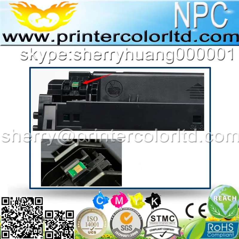 Совместим с цветным лазерным принтером HP 1600 2600 2605 CM1015 1017 Заправляемый тонер чипом
