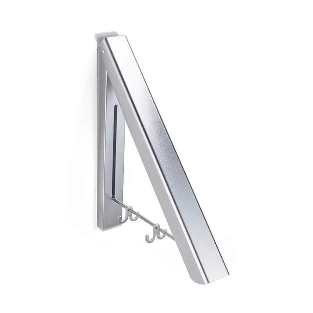 

ABKM Hot Wall Mounted Clothes Airer Coat Shirt Dryer Washing Line Folding/Pull out Wall Hanger Space Saving Clothes Cupboard S