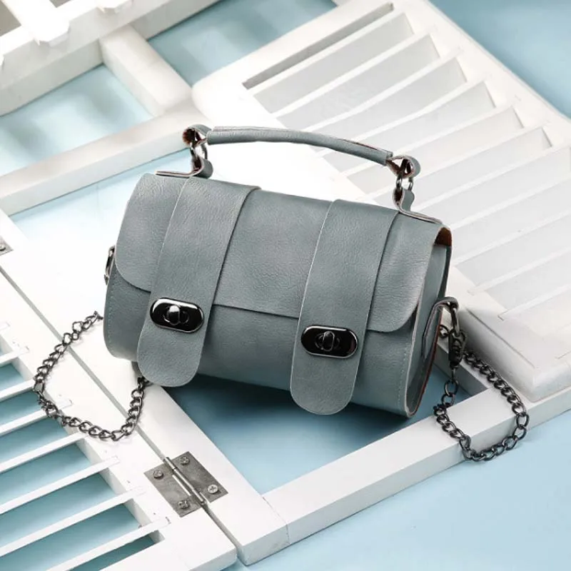 2017 Бренд Кожа Женщин Простой Мини Сумка Модельер Сумки Женские Vintage Crossbody На Ремне